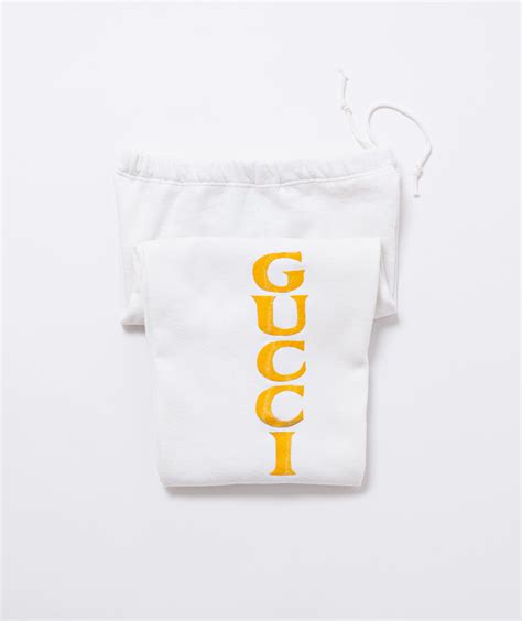 gucci sweatpants white avani|bootleg gucci sweatpants.